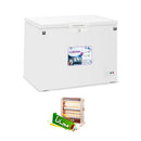ALMATEEN DFMA300WH-TR Chest Freezer Powerful and Fast Freezing, 300L + Free gift مجمدة المتين