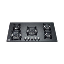 DLC DLCGHG915-A2CBS Built-in Glass Gas Hob – 5 Burners, Black