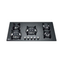 DLC DLCGHG915-A2CBS Built-in Glass Gas Hob – 5 Burners, Black