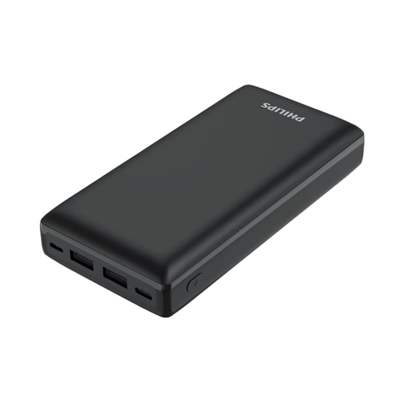 PHILIPS DLP7721C/10 20,000 mAh Power Bank, Black باور بنك فلبس