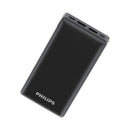 PHILIPS DLP7721C/10 20,000 mAh Power Bank, Black باور بنك فلبس