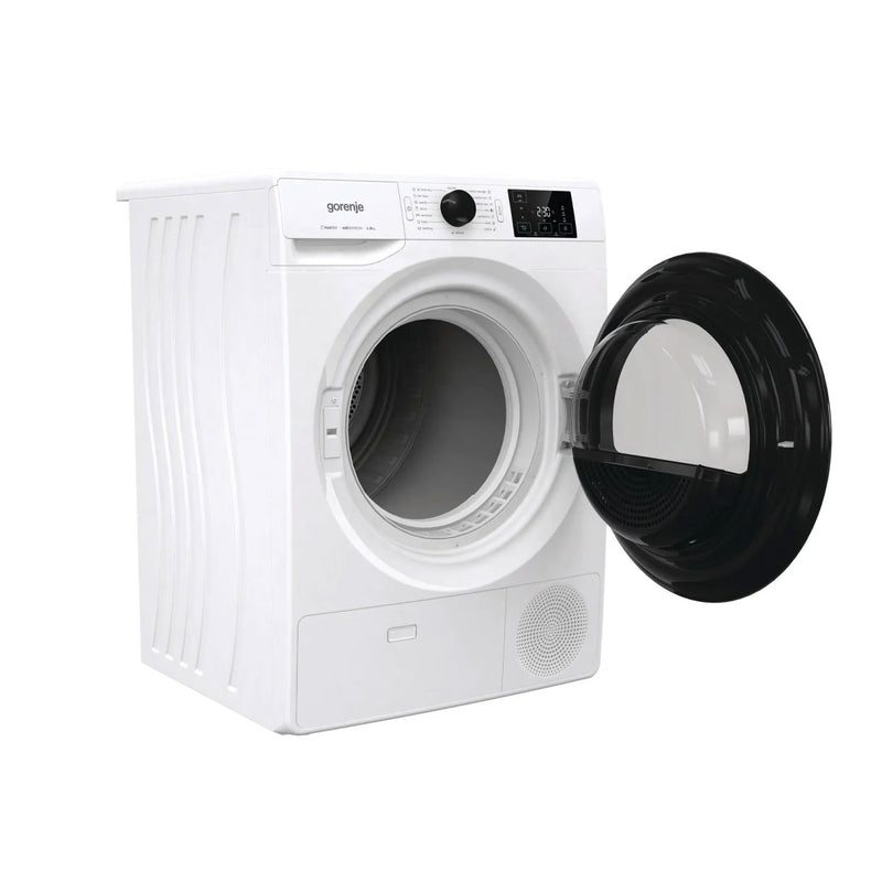 GORENJE DNE8B/G Freestanding Dryer, White  غسالة ذات فتحة جانبية 8 كيلو جورنج