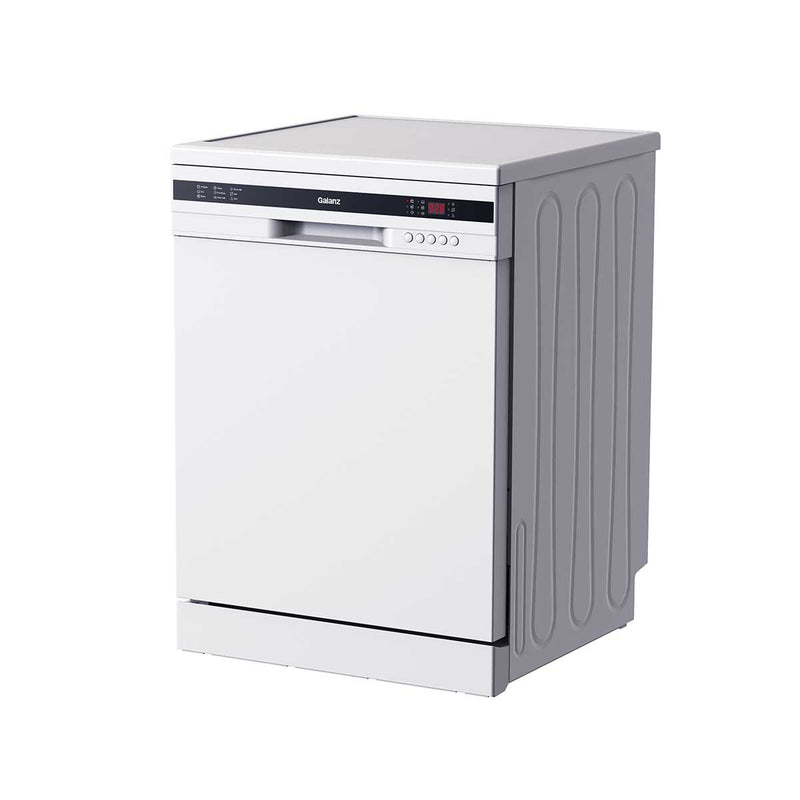 DENKA DW-402WH Free Standing Dishwasher, White