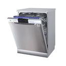 ALHAFIDH DW155SS Dishwasher 15 storage space, Silver