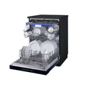 ALHAFIDH DW156BB Dishwasher 15 storage space, Black