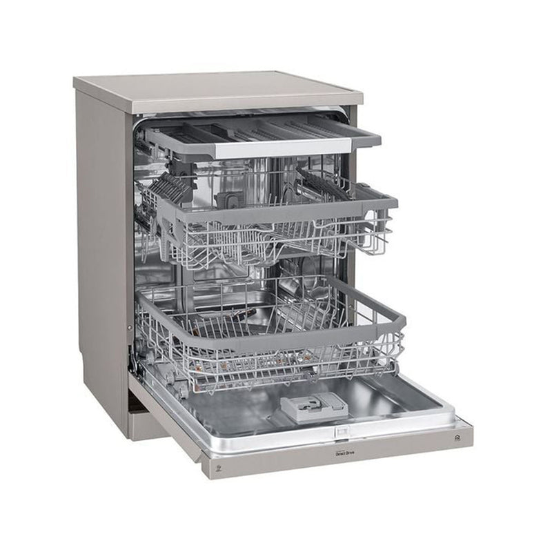 LG DFB425FP - 14 Sets  Dishwasher, Silver  - غسالة صحون