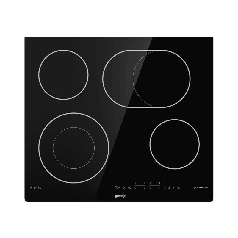 GORENJE ECT643SYB Laser Cooker 4 Burners, Black طباخ ليزري جورنجي