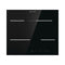 GORENJE ECT648ORAB 4-Hob Glass Ceramic Cooker, Black طباخ سيراميك زجاجي بأربعة مواقد جورنجي