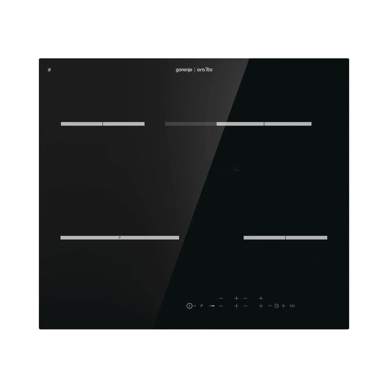 GORENJE ECT648ORAB 4-Hob Glass Ceramic Cooker, Black طباخ سيراميك زجاجي بأربعة مواقد جورنجي