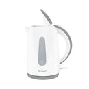SHARP EK-JX17-W3 Electric Kettle 1.7 L, White غلاية شارب