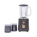 SHARP EM-TK71-A3 1.5 L Glass Blender 800 W, Dark Silver خلاط شارب