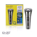 ENZO EN-9305 Electric Rotary Rechargeable Shaver, Silver ماكنة حلاقة اينزو