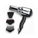 ENZO EN3001 Professional Hair Styling Hair Dryer, Silver مجفف شعر احترافي لتصفيف الشعر،