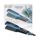 ENZO EN3983 Peacock Blue Flat Treatment Hair Straighter   كاوية شعر بدرجة حرارة من 580 الى 1280 اينزو