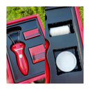 ENZO EN6085 جهاز إزالة شعر الوجه Facial Hair Remover, Red
