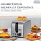 BLACK & DECKER 498 , ET244-B5 Toaster, 2-Slice, 1050W, Stainless Steel محمصة