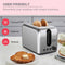 BLACK & DECKER 498 , ET244-B5 Toaster, 2-Slice, 1050W, Stainless Steel محمصة