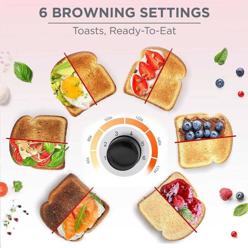 BLACK & DECKER 498 , ET244-B5 Toaster, 2-Slice, 1050W, Stainless Steel محمصة