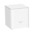 TENDA Nova EX3 (2-PACK) AX1500 Mesh WiFi 6 router, White راوتر قطعتين اي اكس 1500 واي فاي 6 تيندا