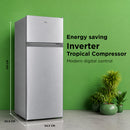 TCL F269TMS Double Door Refrigerator, ثلاجة تجميد, 10 قدم