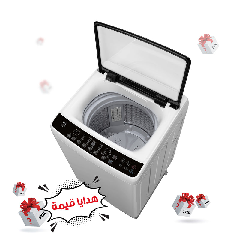 TCL F315TLW Top Load Washer 15kg  غسالة ملابس تعبئة علوية + TCL هدايا قيمة