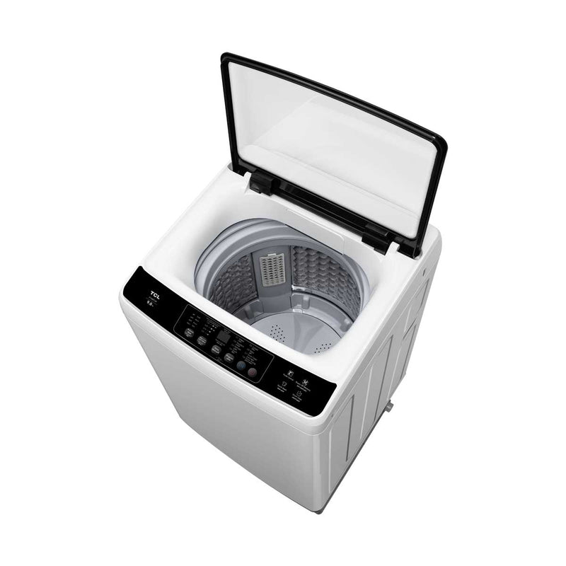 TCL F709TLW Top Load Washer 9kg غسالة ملابس تعبئة علوية - IST-2400PB  هدية