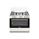 SIMFER F9502SGWJ-FFD 5 Burners Gas Cooker, Beige