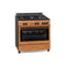 SIMFER F9502SGWT-FFD 5 Burners Gas Cooker, Wood