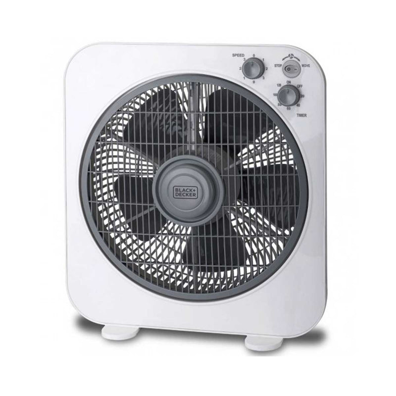 BLACK & DECKER FB1220-B5 777 Electric Table Fan, White مروحة منضدية كهربائية