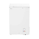 HISENSE FC-13DT4SAW Chest Freezer Frost Cooling System, 3.5 ft, White