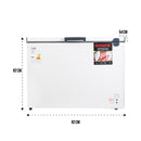 SHOWNIC FC-258AW Chest Freezer 7ft, White مجمدة شونك 7 قدم