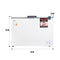 SHOWNIC FC-258AW Chest Freezer 7ft, White مجمدة شونك 7 قدم