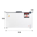 SHOWNIC FC-390AW Chest Freezer 11ft, White مجمدة شونك 11 قدم