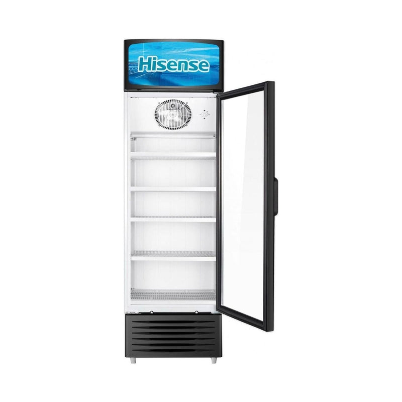 HISENSE FL-52WC  Showcase Chiller 520L, Black عارضة هايسنس 520 لتر