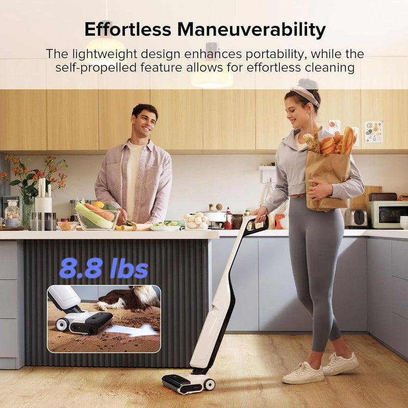 ROBOROCK FLEXI Lite 17000Pa Suction - Hot Water Self-Cleaning, White  مكنسة روبوت روبوروك