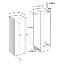 GORENJE FNCI517E62WF Built-in upright freezer, White مجمدة عامودية مدمج جورنجي