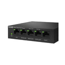 TENDA G0-5G-POE 5-Port Gigabit PoE Router, Black موجه انترنيت تيندا