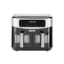 GEEPAS GAF37525UK 9L Dual Basket Digital Air Fryer مقلاة هوائية رقمية بسلة مزدوجة جيباس