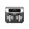 GEEPAS GAF37525UK 9L Dual Basket Digital Air Fryer مقلاة هوائية رقمية بسلة مزدوجة جيباس