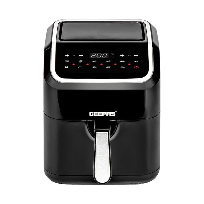 GEEPAS GAF37527 Digital Air Fryer 5.0 L 1600 W, Black قلاية هوائية جيباس