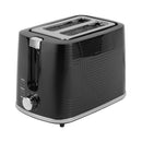 GEEPAS GBT36554UK-BK 2 Slice Bread Toaster, Black