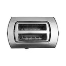 GEEPAS GBT6152 2 Slice Toaster 900 W, Gray