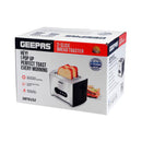 GEEPAS GBT6152 2 Slice Toaster 900 W, Gray