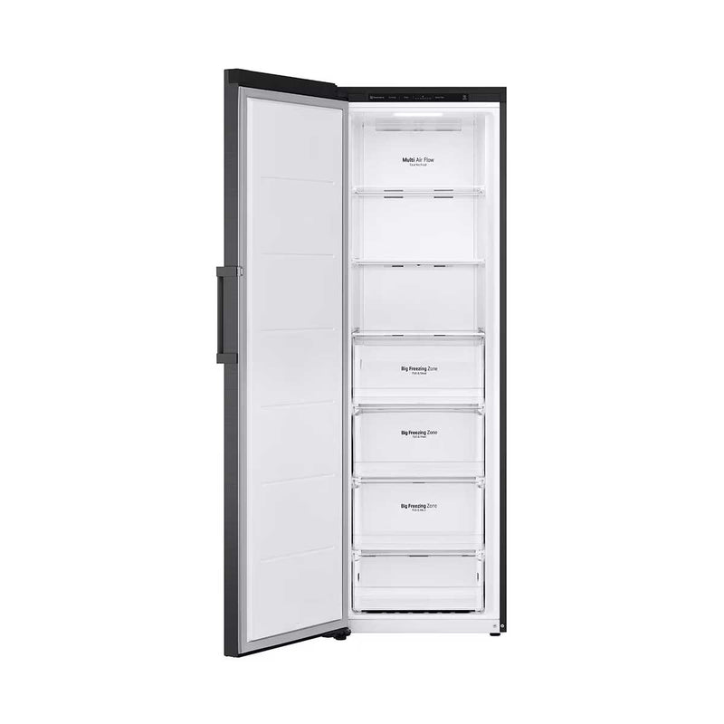 LG GC-B514EAFM One Door freezer 324L, Door Cooling, Linear Cooling, Black