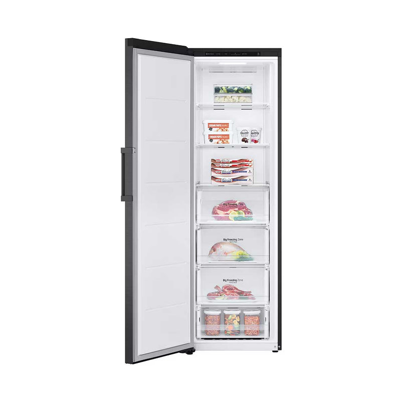 LG GC-B514EAFM One Door freezer 324L, Door Cooling, Linear Cooling, Black