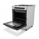 ALMATEEN GC-MA6406SS-EG Gas Range Cooker 4 Burners, Stainless Steel طباخ غازي اربع مشاعل المتين
