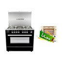 ALMATEEN GC-MA9604BK-EG طباخ المتين مصري كالكسي 90*60 + Free gift