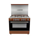 ALMATEEN  GC-MA9604BR-EG طباخ المتين مصري كالكسي 90*60 + QHMA4030CR-CH هدية مجانا