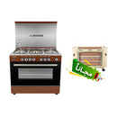 ALMATEEN  GC-MA9604BR-EG طباخ المتين مصري كالكسي 90*60 + Free gift