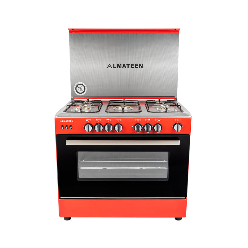 ALMATEEN GC-MA9604RE-EG طباخ المتين مصري كالكسي 90*60 + QHMA4030CR-CH هدية مجانا